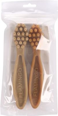 Flamingo Veggie Brosse À Dents 17,5CM 2ST Mix Display
