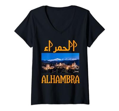 Mujer Alhambra camiseta Camiseta Cuello V