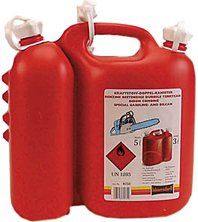 H&G Dubbele Brandstofkannister Rood