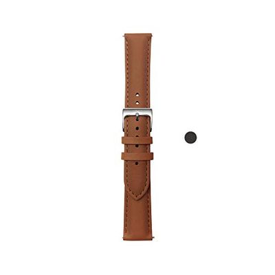 Withings Premium leren polsbandje voor ScanWatch, Steel HR, Steel HR Sport, Move ECG, Move en Steel, Bruin, 40 mm