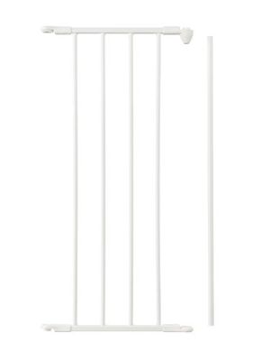 BabyDan Flex Extensão para barreira de segurança, tamanho 33 cm, branco