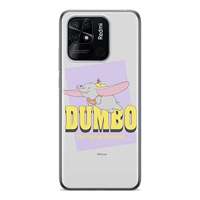 ERT GROUP mobiltelefonfodral för Xiaomi REDMI 10C originalt och officiellt licensierat Disney mönster Dumbo 005 optimalt anpassad till formen på mobiltelefonen, fodral tillverkad av TPU-plast