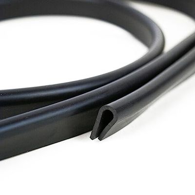 Profilé la de cadre Eutras FP3002 pour protection de cadres - Joint en caoutchouc - Intervalle de 1,5-5,5 mm - Noir., noir, 2292