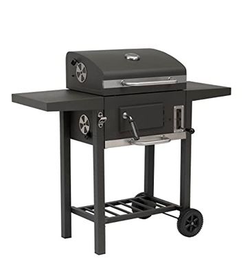 Tepro Grill Chariot Toronto | Charbon | Bac à charbon réglable en hauteur | Surface de cuisson environ 43 x 32 cm