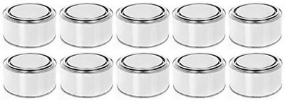 BenBow Lata de hojalata de 10x 250 ml con tapa a presión - hermética, opaca, vacía, redonda - contenedor de almacenamiento
