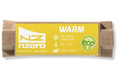 NZEROWAX - Bloc de Fart écologique, 50 g | Fart Naturel Bio pour Le Ski et Le Snowboard | Utilisation par Temps Chaud