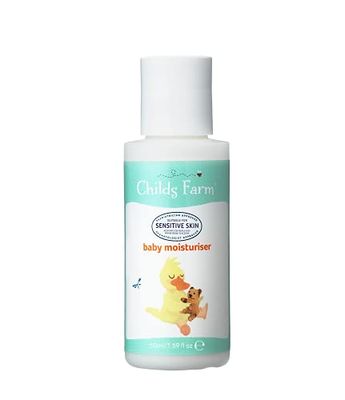 Childs Farm | Baby Moisturising Lotion | Mildly Fragranced | Sensitive Skin|Suitable for Newborns | Travel Size| 50 ml (Pack of 1) Clear