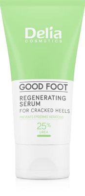 Delia Cosmetics - Good Foot - Regenerating Foot Serum - Moisturizing and Regenerating - Smoothes and Nourishes – Perfect for Cracked Heels - 60ml