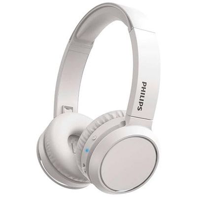 VoltShine White Micro Bluetooth Headset with Sound, Touch Control and Wireless Connection for Music and Calls.