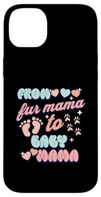 Cuori retrò da pelliccia mamma a baby mamma incinta Custodia per iPhone 14 Plus