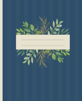 Perfect Composition Notebook for School & Work – 110 Pages, Lined, 7.5 x 9.25 Inches, Dark Blue