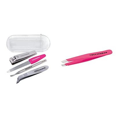 Tweezerman, Mini kit di emergenza per manicure & Nail Prodotto, Pink