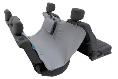 Kurgo Hamac de Banquette arrière Rover pour Chien, Étanche et Anti-déchirure, 140 x 142 cm, Gris