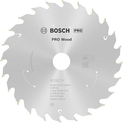 Bosch Professional 1x Lame de scie circulaire Standard for Wood (bois, 140 x 20 x 1,5 mm, 24 dents, accessoire de scie circulaire sans fil)