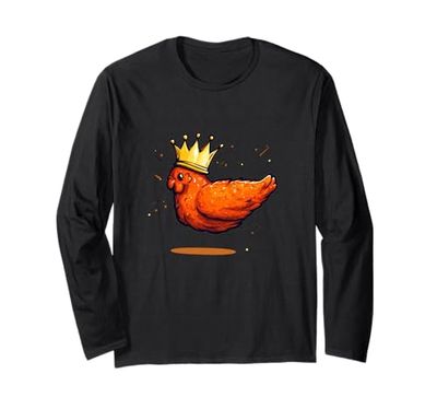 Costume divertente ala di pollo con corona per ragazzi e ragazze Maglia a Manica