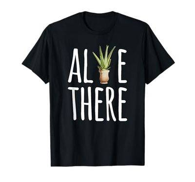 Aloe There Cute Cactus Succulent Funny Aloe Plant T-Shirt