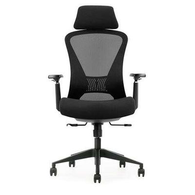 Cromad Chaises de Marque modèle Gamme Senior SE5000 Chaise de Bureau - Piston à gaz de Grade 4 - Supports lombaires et cervicaux réglables - Dossier en Maille - Accoudoirs réglables 3D et
