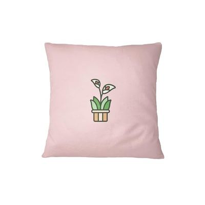 Bona Basics, Taie d'oreiller décorative Décoration de la Maison pour canapé, cafétéria, Taille: 60x60 cm, Couleur: Rose Clair