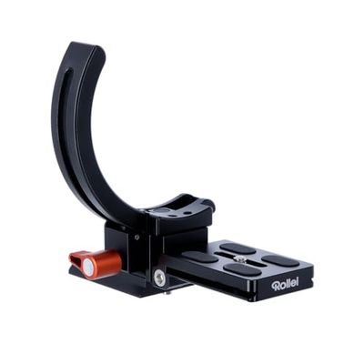 Rollei Frame Flipper XL - wissel tussen staand en liggend formaat, voor lenzen tot 64/84 mm, in hoogte verstelbare basis, volledige toegang tot aansluitingen, compatibel met Arca-Swiss