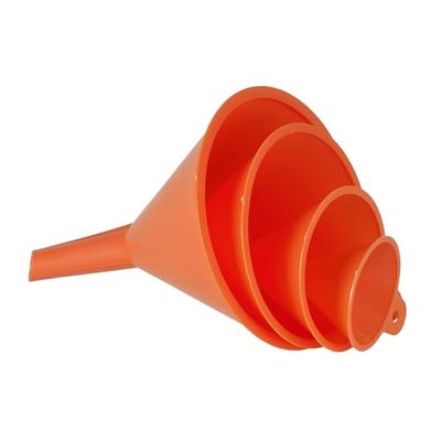 Carpoint Pressol 0656326 Funnels Assorted, Orange