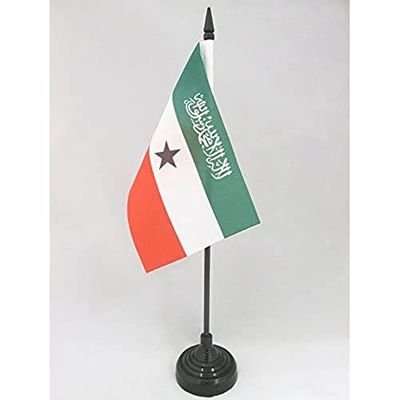 AZ FLAG Bandera de Mesa de SOMALILANDIA 15x10cm - BANDERINA de DESPACHO Somali – SOMALILANDÉS 10 x 15 cm