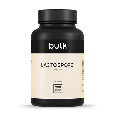 Bulk LactoSpore Tablets, Probiotic, Bacillus Coagulans, 600 Million Spores, Pack of 60, 60 Servings, Packaging May Vary