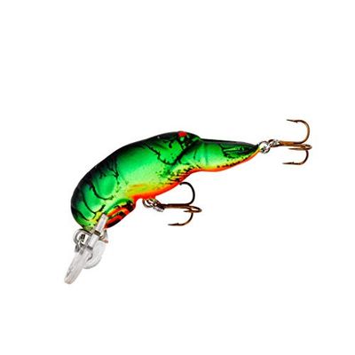 Rebel Leurre de pêche, Petite écrevisse, F7756, Fire Tiger, 1 1/2-Inch