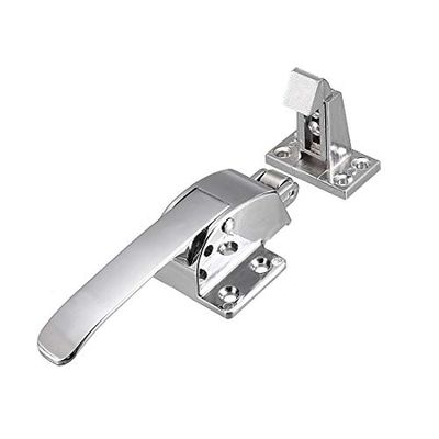 sourcing map Adjustable Latch Spring Loaded Walk in Freezer Cooler Door Handle Grip