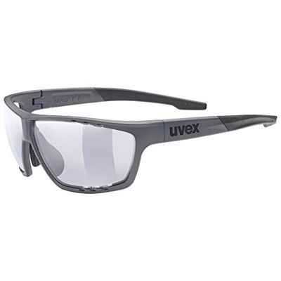 uvex Unisex – vuxna, sportstil 706 V sportglasögon, grå mat/smoke, en storlek