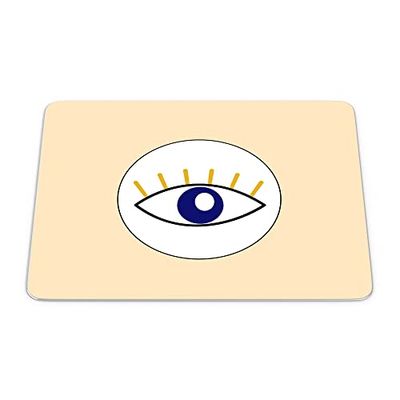 Bonamaison, Rectangle Pop Art Digital Printed Mouse Pad, Non-Slip Base, for Office and Home, Size: 22 x 18 cm