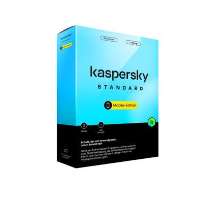 Kaspersky Mobile|3 Geräte|1 Jahr|Android|Aktivierungscode in Standardverpackung