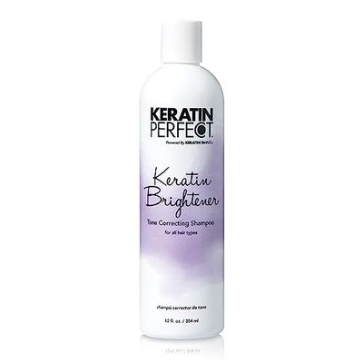 Keratin Perfect Brightener Tone Correcting Shampooing pour Tout Types de Cheveux 12 oz 355 ml 1 Unité
