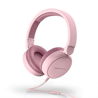 Energy Sistem Headphones Style 1 Talk Pure Pink (Over-Ear, 180º Foldable, Detachable Cable Audio-in), 185 x 205 x 85 mm