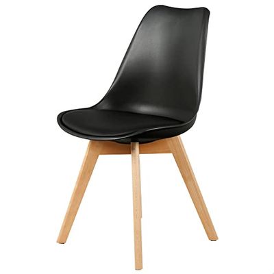 Chaise scandinave - Noir