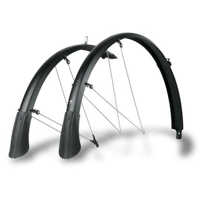 SKS Blumels Mudguard Set guarda-lamas, homem, preto mate, 53 mm / 28