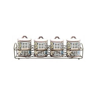 Feel Maestro Set de 4 Botes MR-20005-04CS Cerámica (4 Piezas)