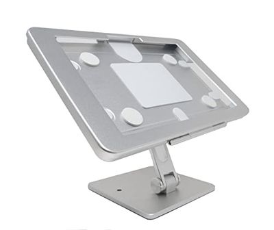 System-S Soporte de Mesa 360° con Cerradura para Microsoft Surface Go 2 y 3 en Gris