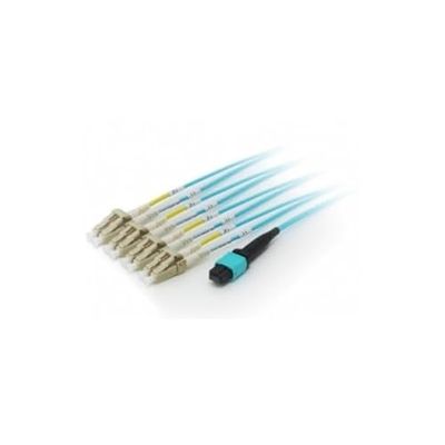 Watio Wave Cable de fibra óptica - cable trunk MTP/LC, 8 fibras multimodo OM4, 3 metros, ideal para conexiones de alta velocidad y baja pérdida.