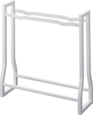 Yamazaki 1963 TOWER Dumbbell Rack, white, Steel/Silicone, 52 x 17 x 54.3 cm