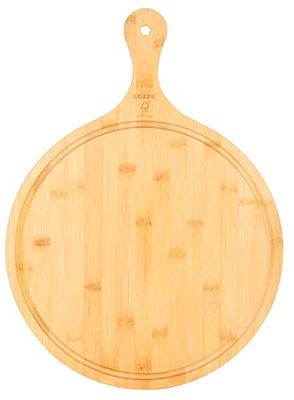 Cozze® pizzasnijplank met handvat, Ø350x20 mm