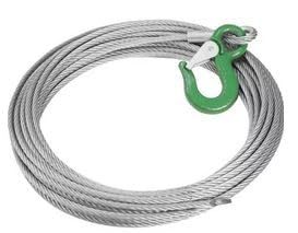 toren steelrope 8mm w. clamp