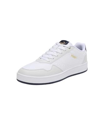 PUMA Unisex Court Classic Scarpe da ginnastica, Puma White Vapor Gray Puma Navy, 38 EU