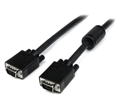 Watio Wave Cable VGA - cable de 10 m con conectores M/M, incluye ferrita para reducción de interferencias, ideal para conexiones de video.