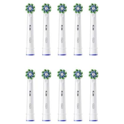 Oral-B Cross Action Testine per spazzolino da denti elettrico 10 pz. Bianco