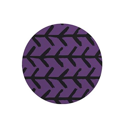 Questo Casa, Tapis de Souris Rond imprimé numérique avec Fond antidérapant pour Bureau et Maison Diamètre 22 cm