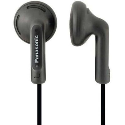 Panasonic RP-HV094 Auriculares Internos Estéreo con Cable, In-Ear, para Móvil, MP3/MP4, Diseño de Ajuste Cómodo, Mini Jack 3,5 mm, Negro