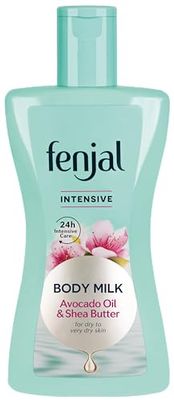 Fenjal Intensive Body Milk, Silky Soft Skin, Rejuvenating Body and Mind, Bergamot & Vanilla, 200 ml