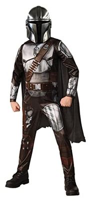 Rubies Costume Co lyxförklädnad The Mandalorian, ST-300929FRM, grå och brun, M