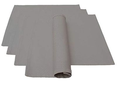 Lot de 4 Sets de Table Lemos-Home - Environ 46 x 36 cm en Coton Plusieurs Couleurs (Gris)