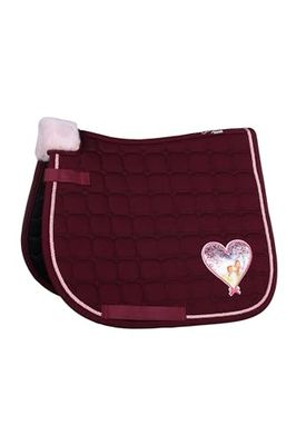 HKM Dream Team 3100 Tapis de selle Bordeaux Poney